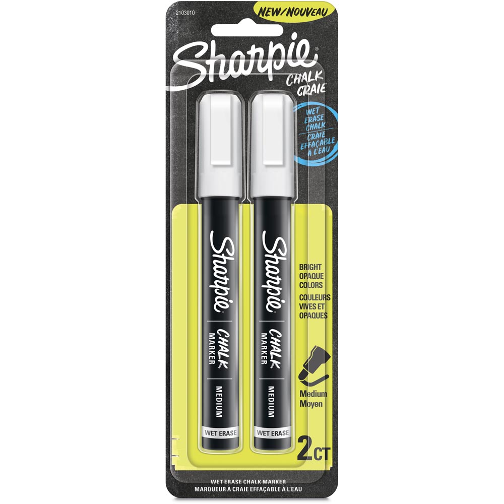 Sharpie Chalk Marker White 2 Pack Image