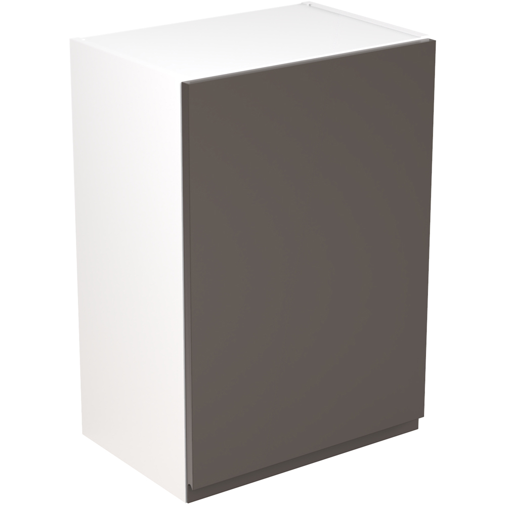 Kitchen Kit J-Pull Matt Graphite Wall Kitchen Cabinet Flatpack 500mm Image 1