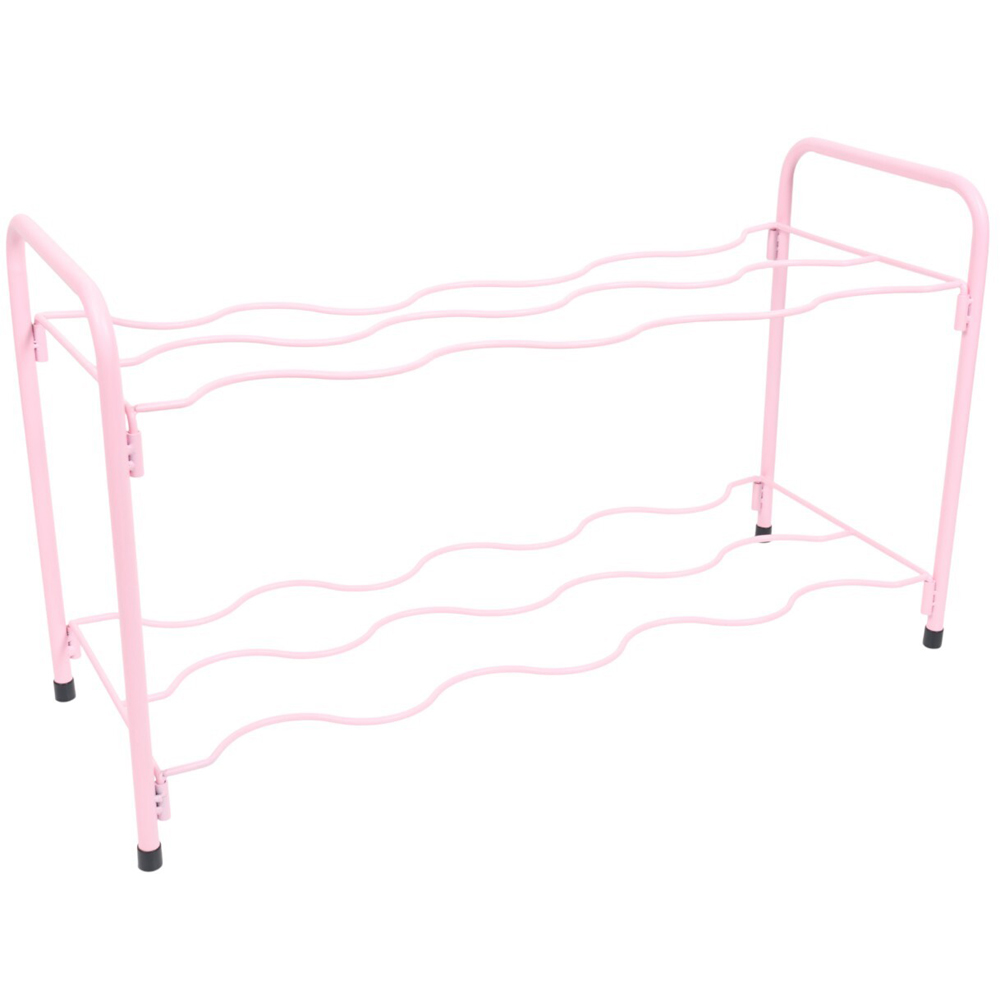 Wavy 2 Tier Shoe Rack Image 5