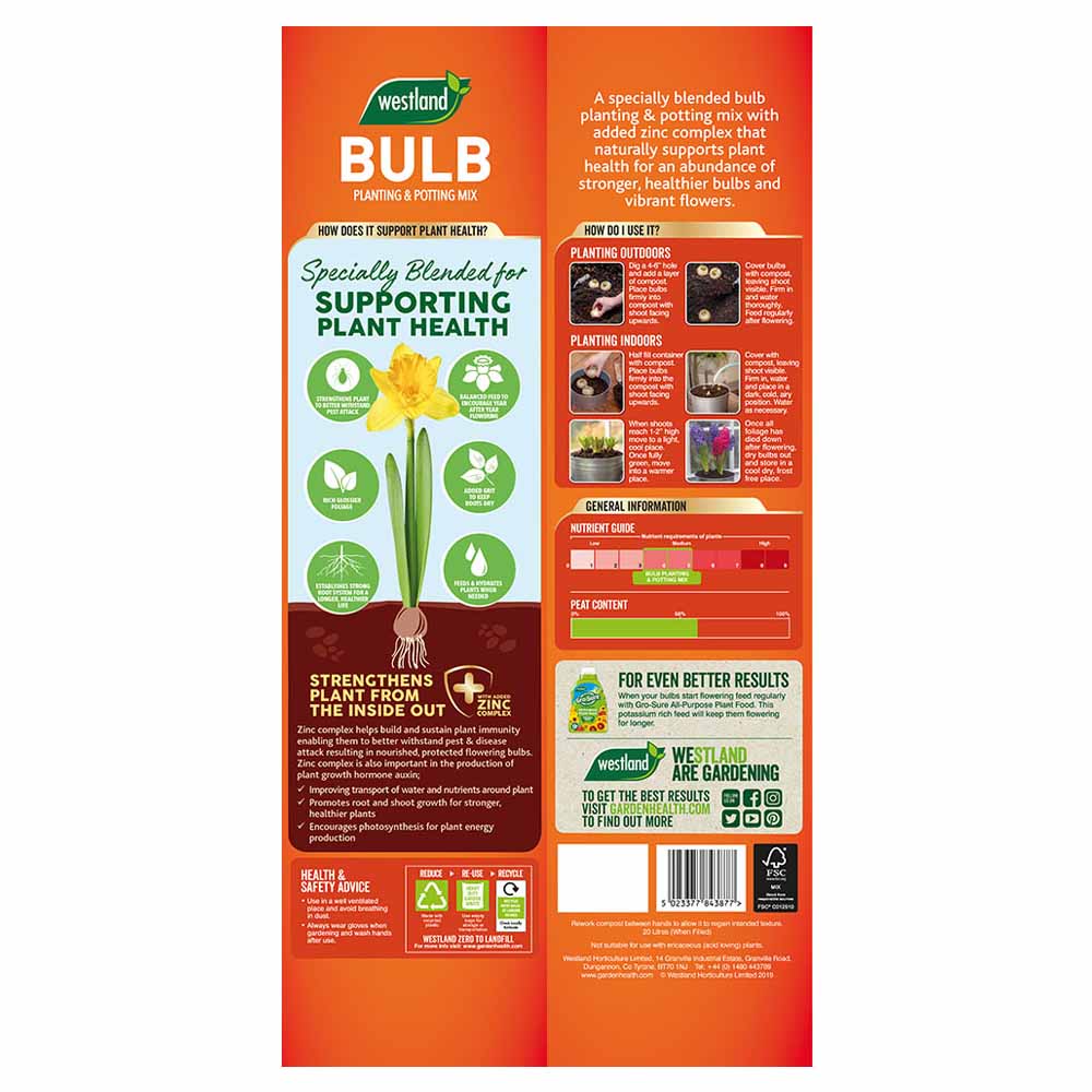 Westland Bulb Planting Compost 10L Wilko