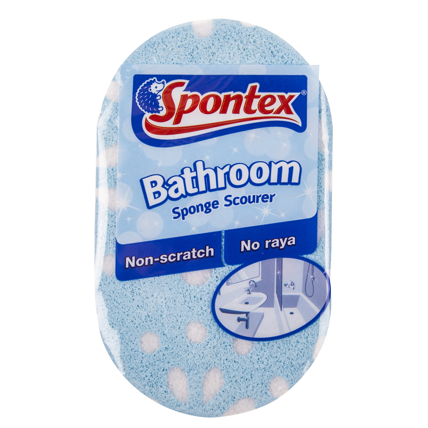 Spontex Bathroom Scourer - Turquoise Image