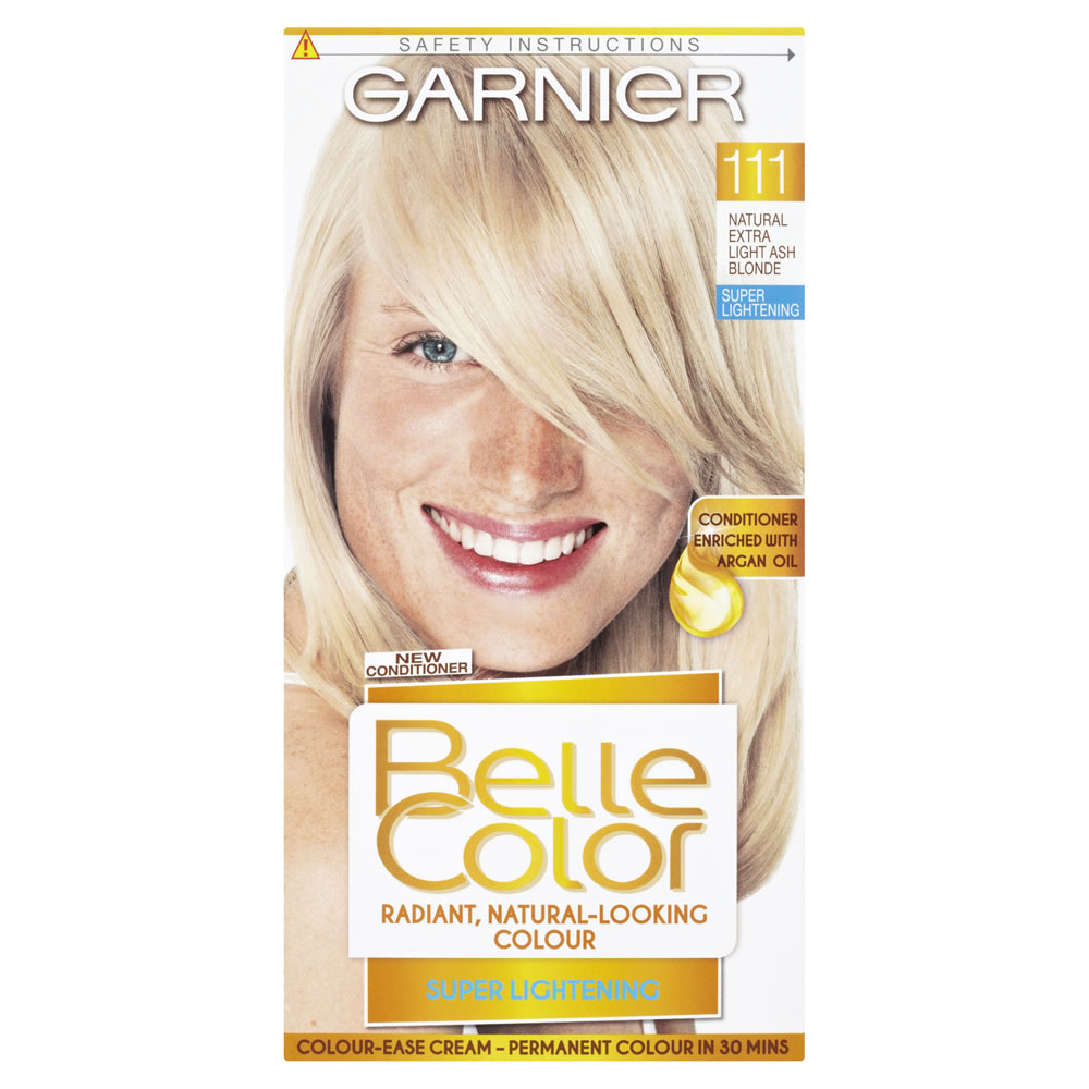 Garnier Belle Color 111 Extra Light Ash Blonde Permanent Hair Dye Image