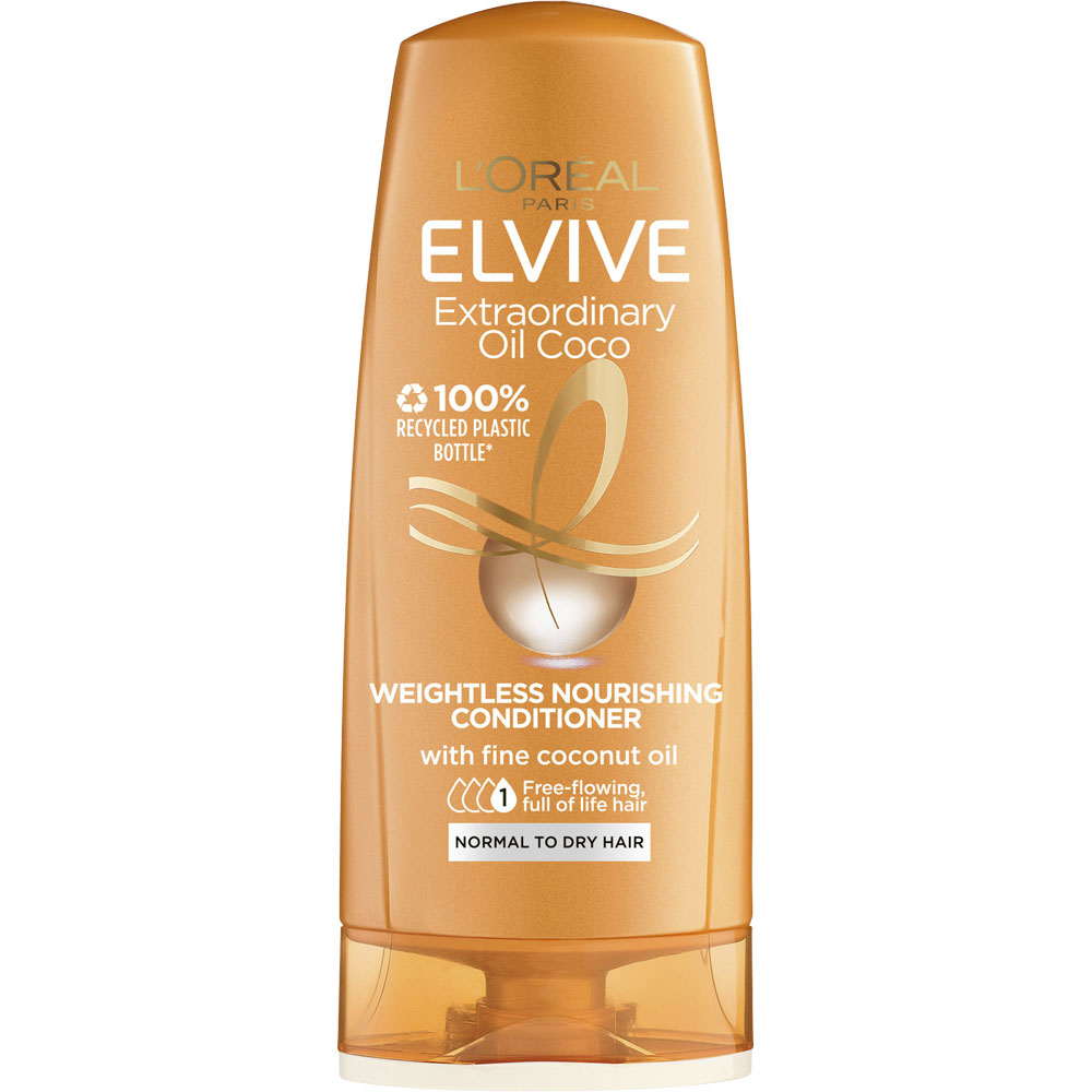 L'Oreal Paris Elvive Extraordinary Oil Coconut Nourishing Conditioner 400ml Image 1