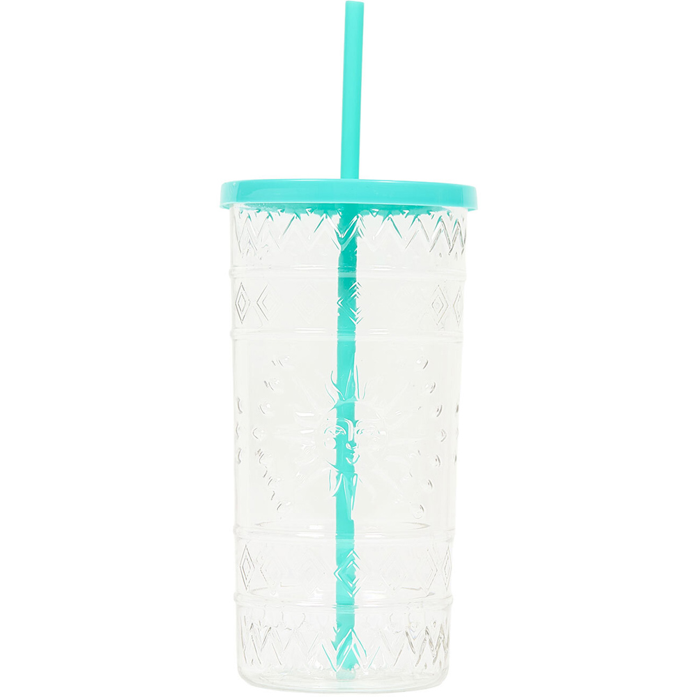 Boho Sun Framed Tumbler with Straw Image 4
