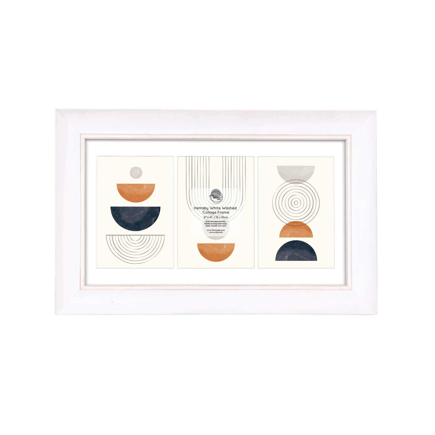 Hemsby Washed Collage Frame - White Image 3