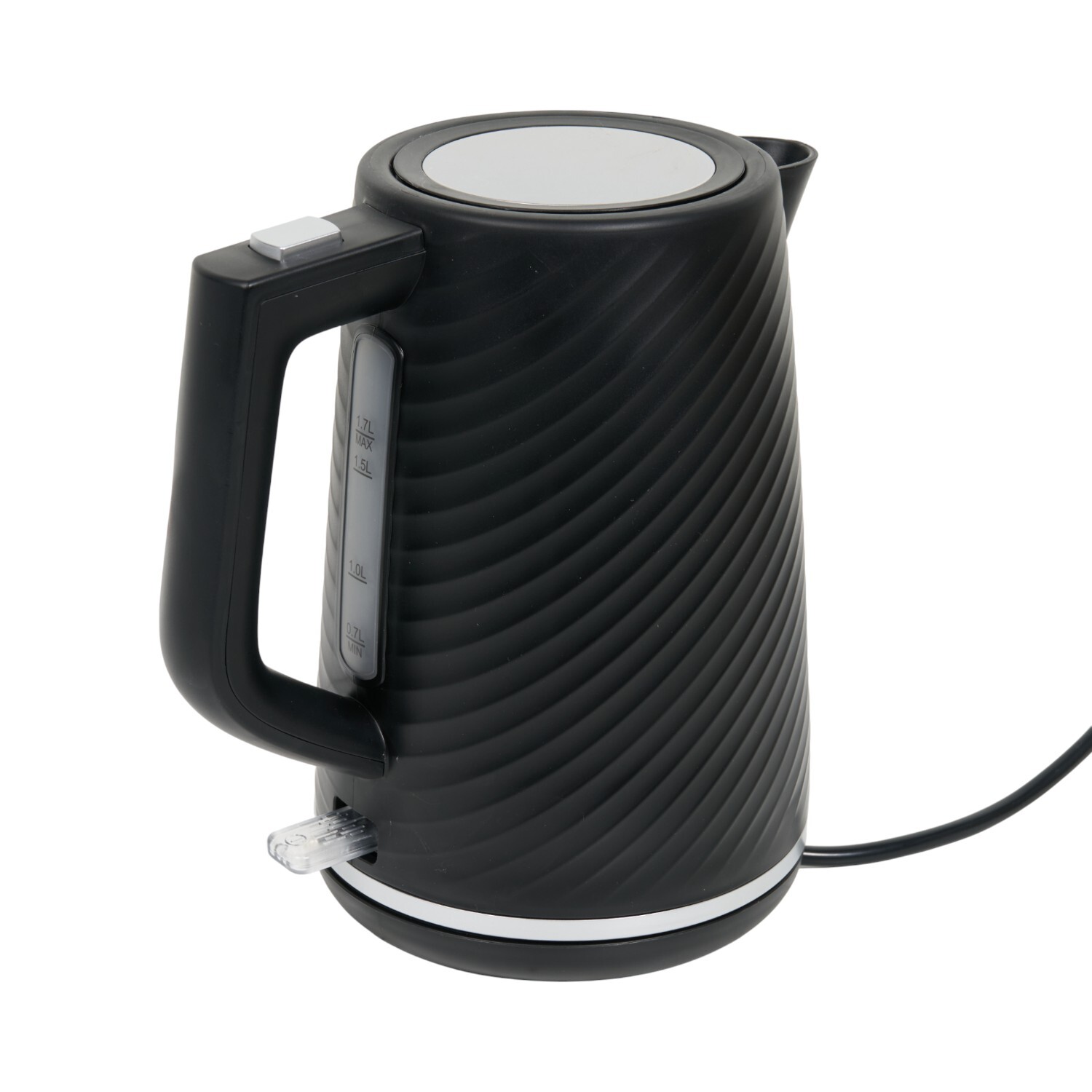 Revolve Texture Jug Kettle Black Image 8