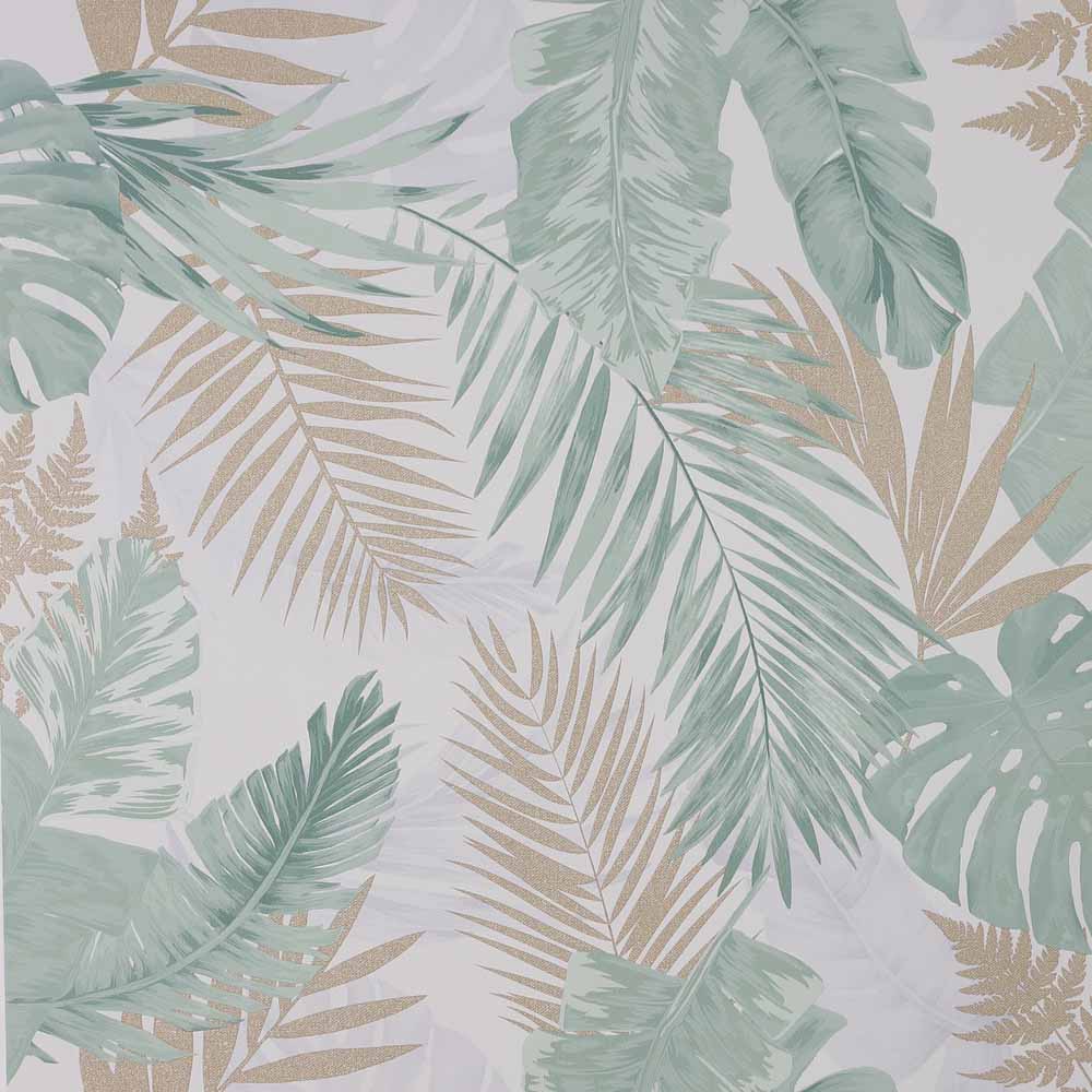Arthouse Soft Tropical Green Wallpaper Image 1