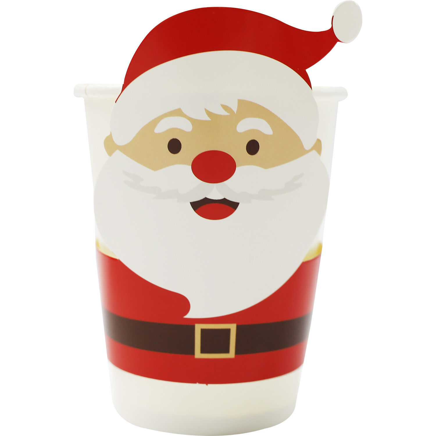 Pack of 8 Santa or Reindeer Cups - Multicolour Image 3