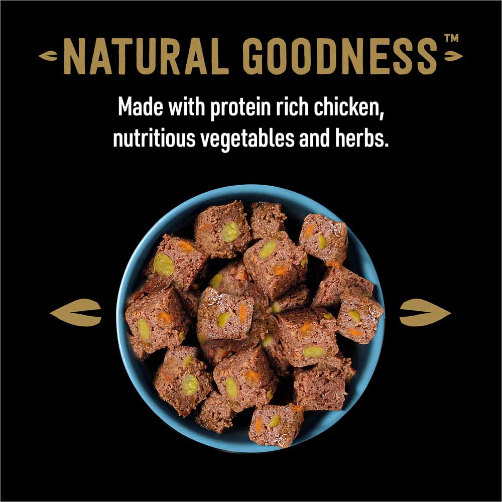 Cesar Natural Goodness Chicken and Veg Adult Wet Dog Food Tin Case of 6 x 400g Image 8