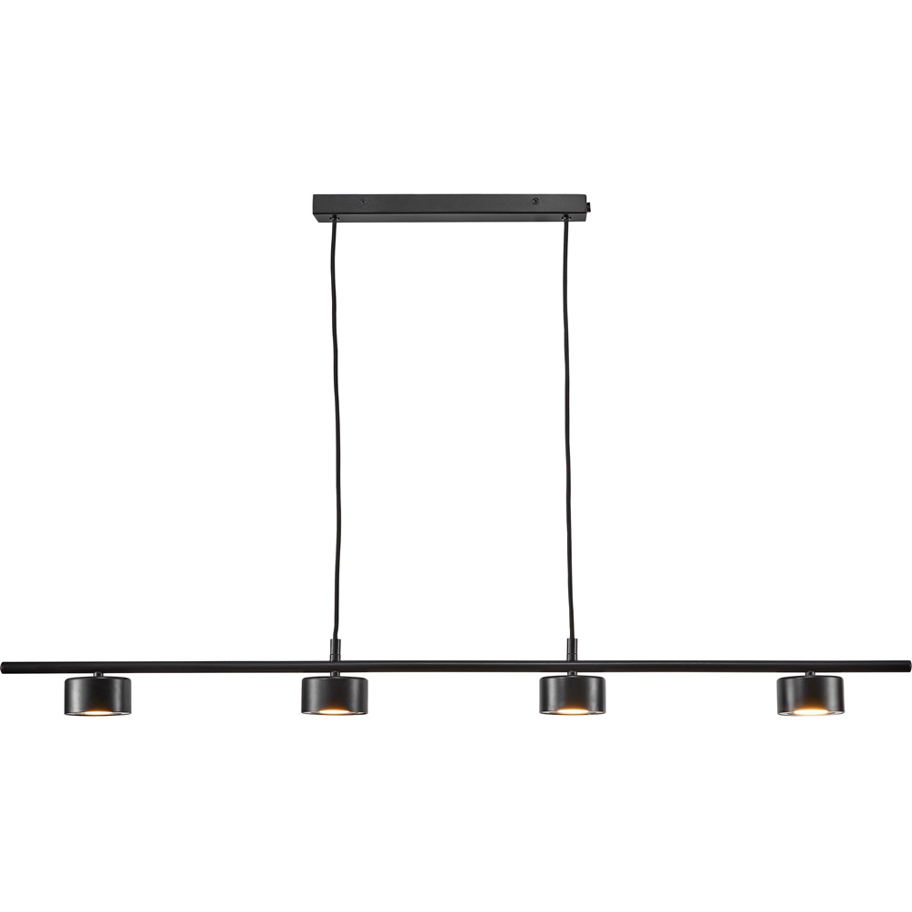 Nordlux Clyde 4 Lamp Black Spot Light Image 1