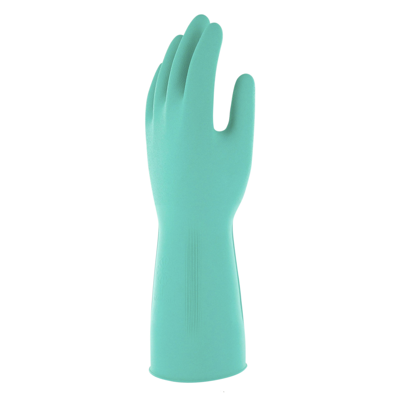 Marigold Longer Bathroom Gloves  - Blue / Large Image 2