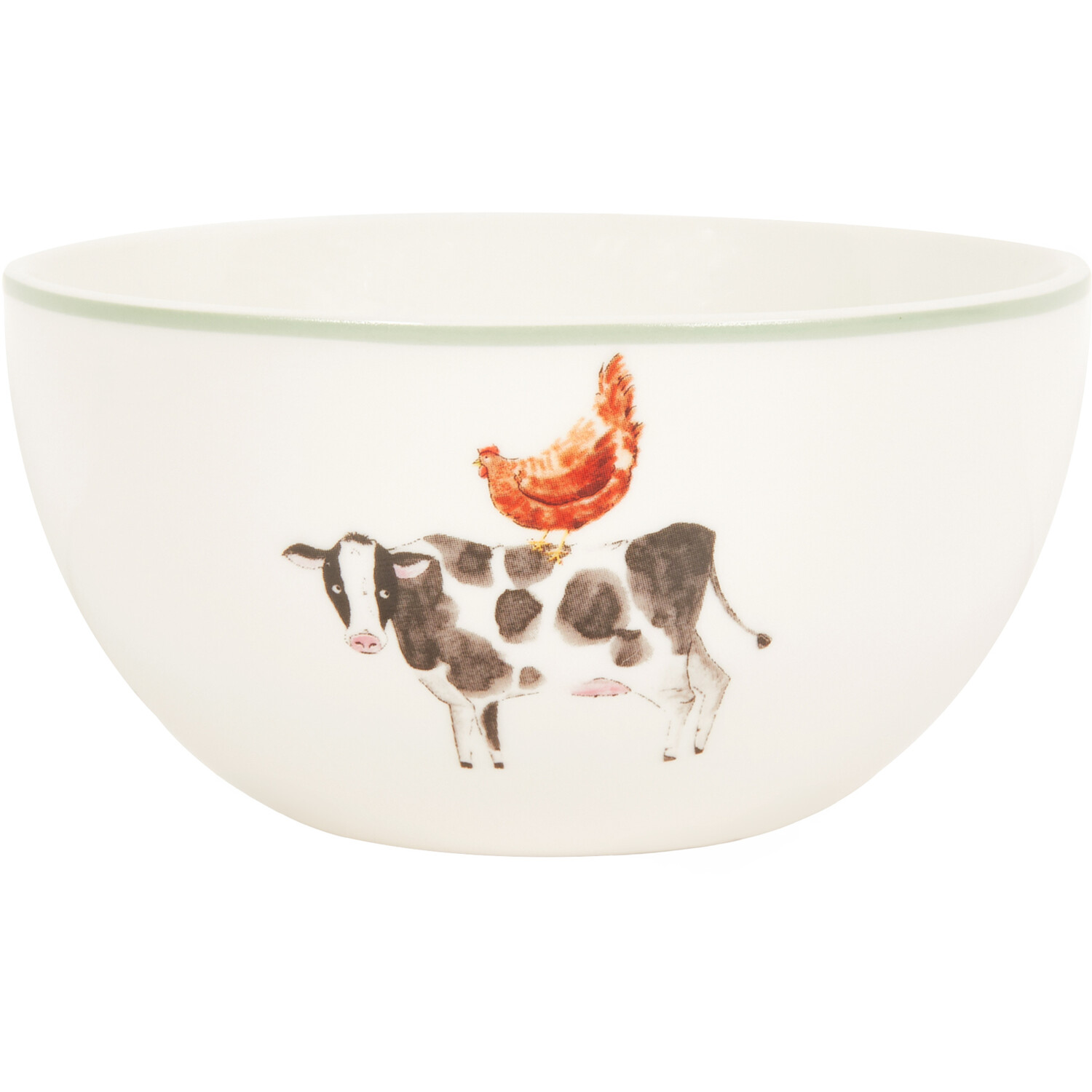 Daisy Farm Rice Bowl - White Image 1