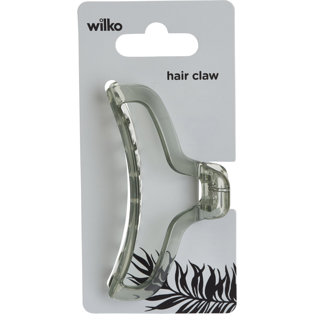 Wilko Clear Green Large Hair Claw Image 4