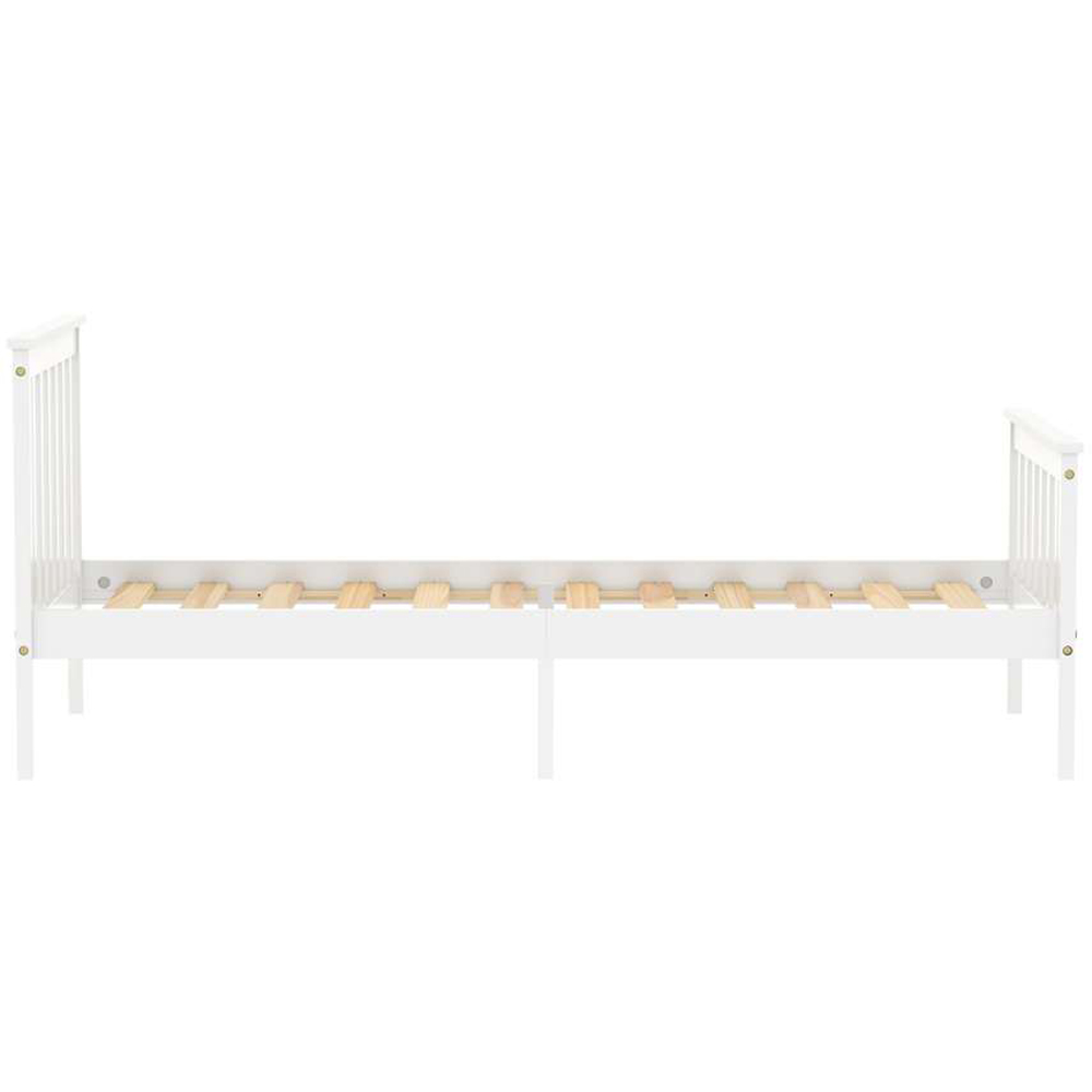 Oxford Single White Bed Image 6