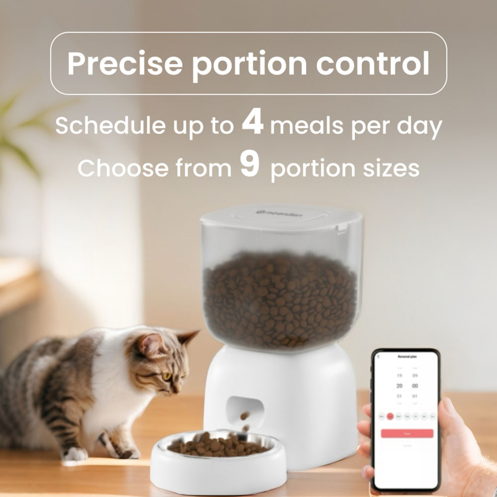 noerden Pet Plate Automatic Wi-Fi Pet Feeder Image 9