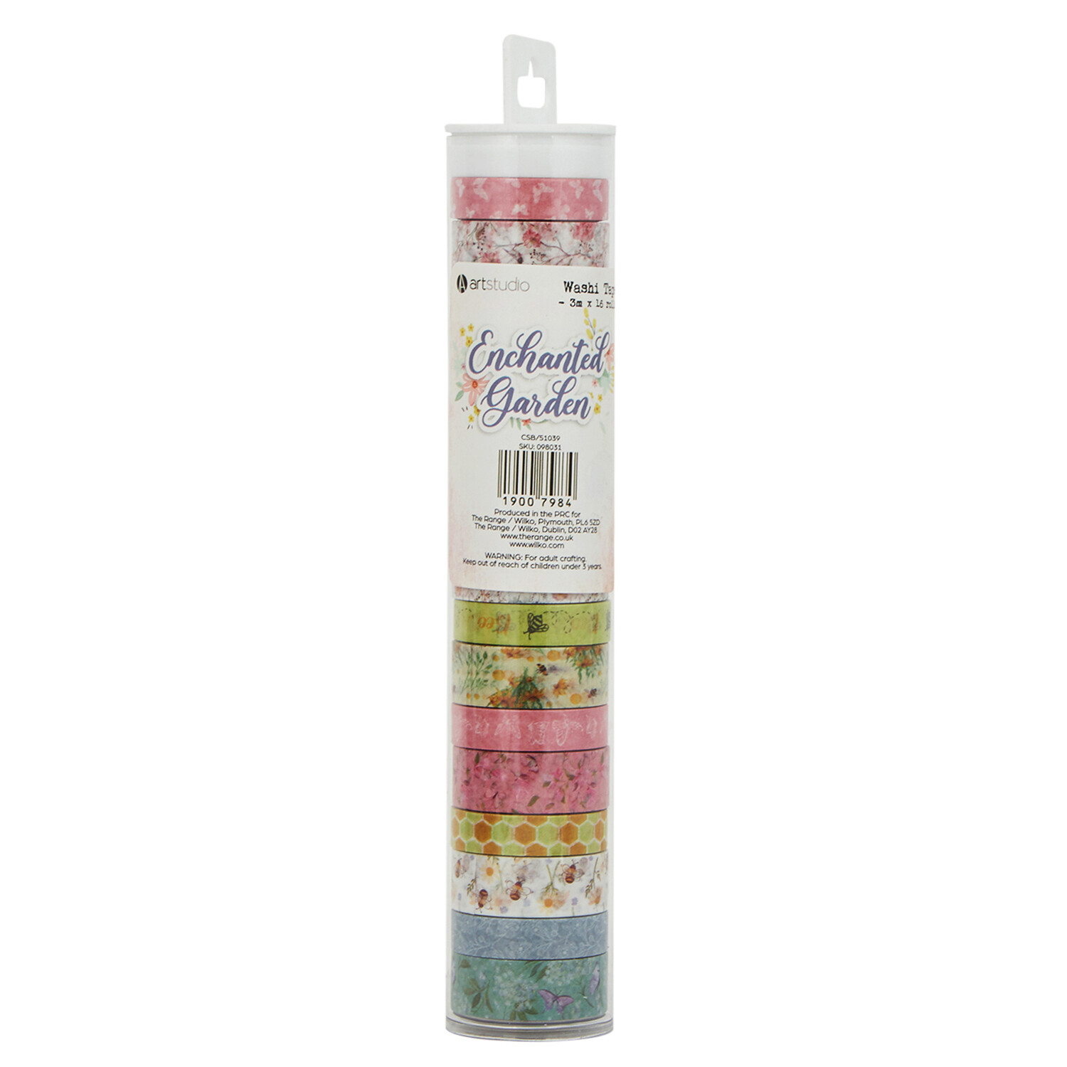 Pack of 16 Enchanted Garden Washi Tapes Image 2