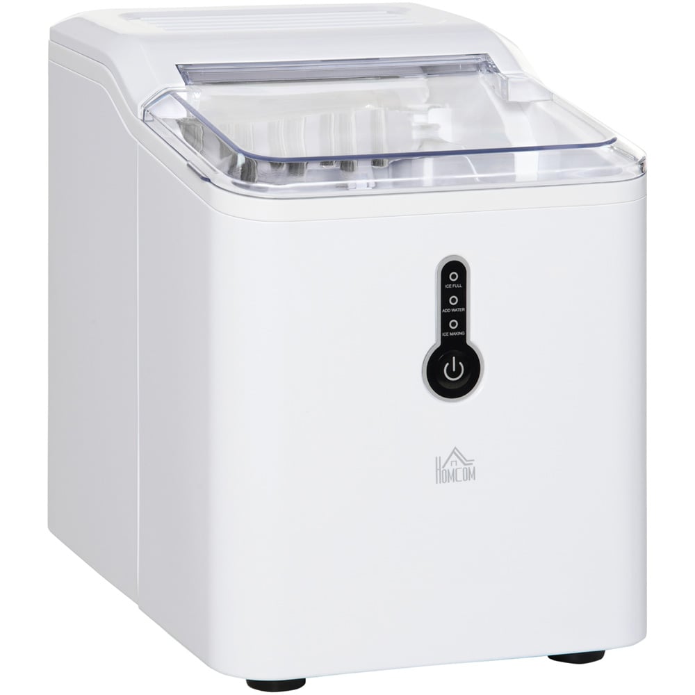 HOMCOM 800-101 White 1.5L Ice Maker Machine Image 1