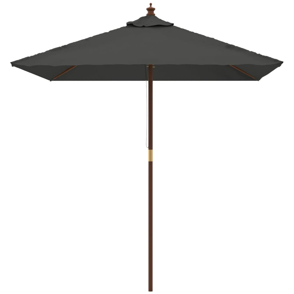 vidaXL Anthracite Garden Parasol 2.3 x 1.9m Image 2