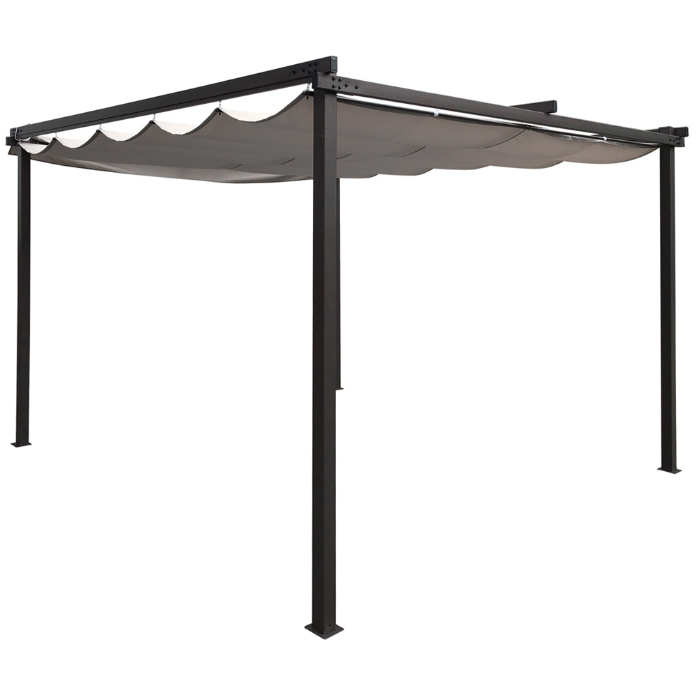 Charles Bentley Premium 3 x 3m Grey Canopy Gazebo Image 2