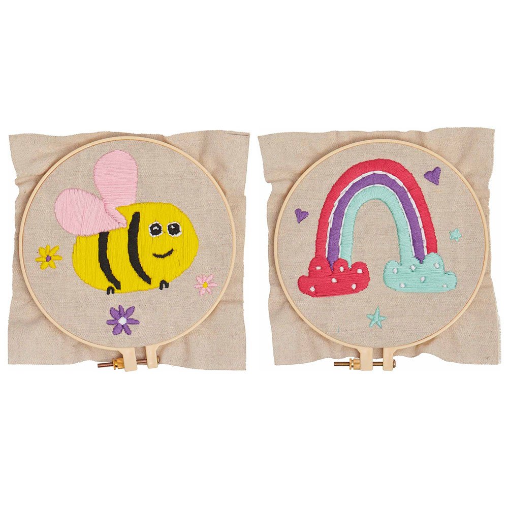 Single Wilko MYO Embroidery Rainbow/Bee in Assorted style Image 1