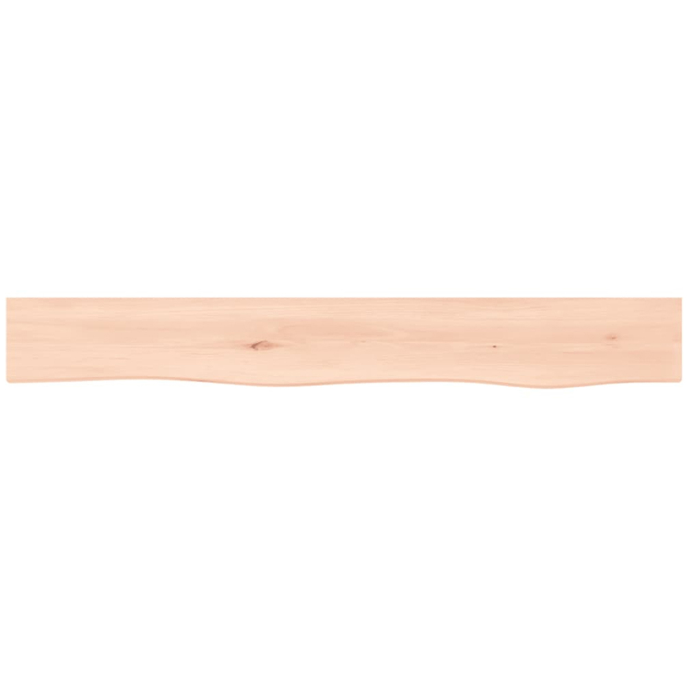 vidaXL 80cm Natural Brown Floating Wall Shelf Image 3