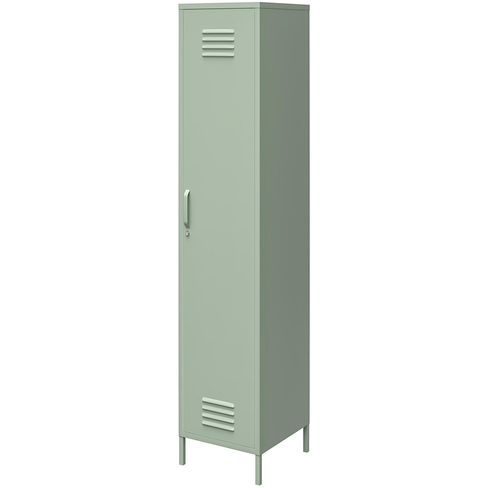 Dorel Mission District Single Door Green Storage Cabinet Image 5
