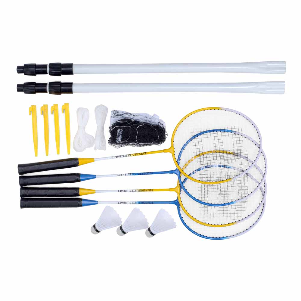 Baseline Pro 4 Player Badminton Set Image 1