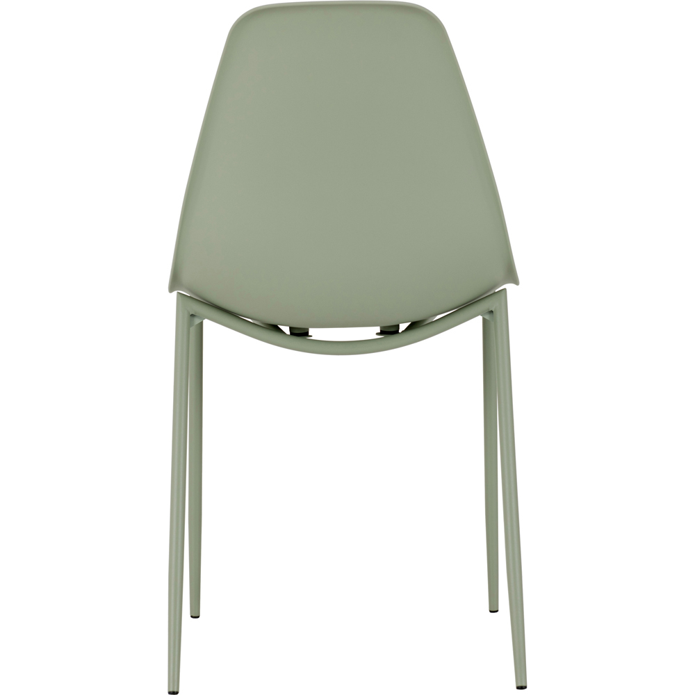 Seconique Lindon Set of 2 Green Dining Chairs Image 6