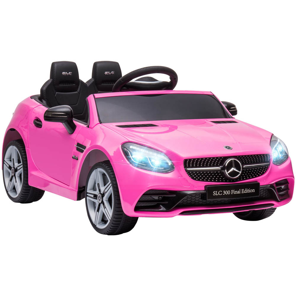 Tommy Toys Mercedes Benz SLC 300 Kids Ride On Electric Car Pink 6V Image 1