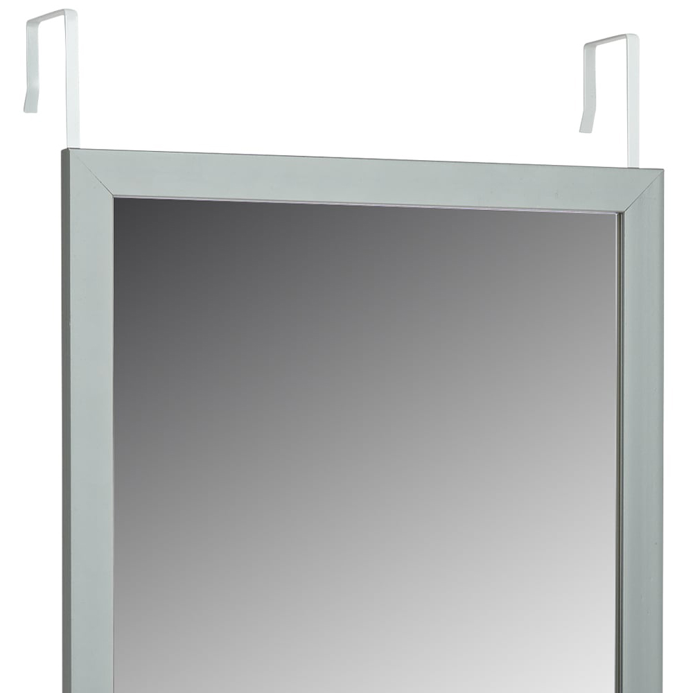 Wilko Grey Over Door Mirror Image 3