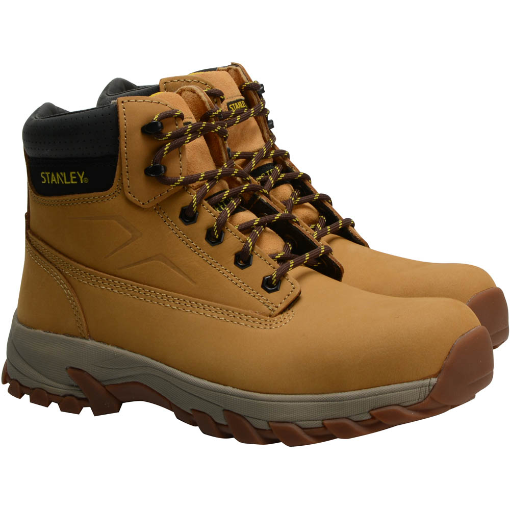 Stanley Tradesman Honey SB-P Safety Boots Size 12 Image 1
