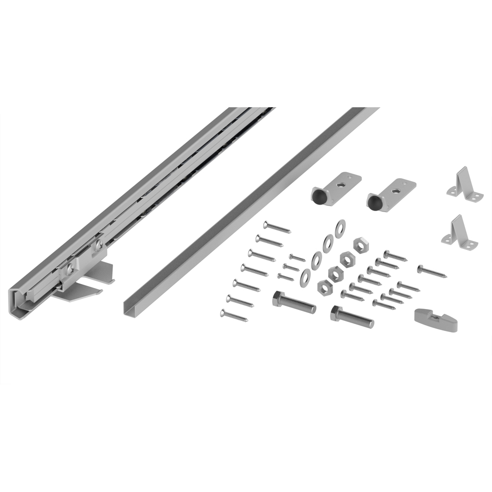 Coburn Flyaside Panther Single Door Sliding Entrance Door Track Fixing Kit 600-750mm Image 1