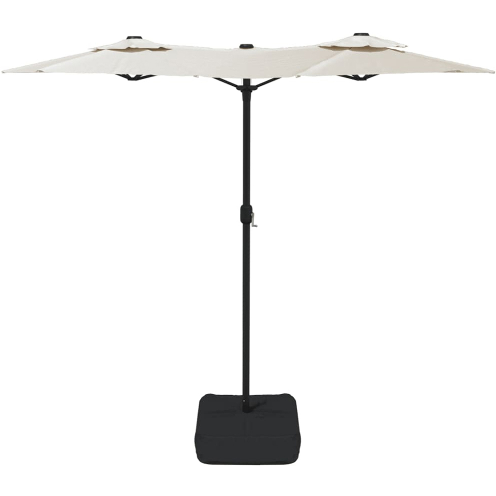 vidaXL White Double Head Parasol 3 x 1.4m Image 3