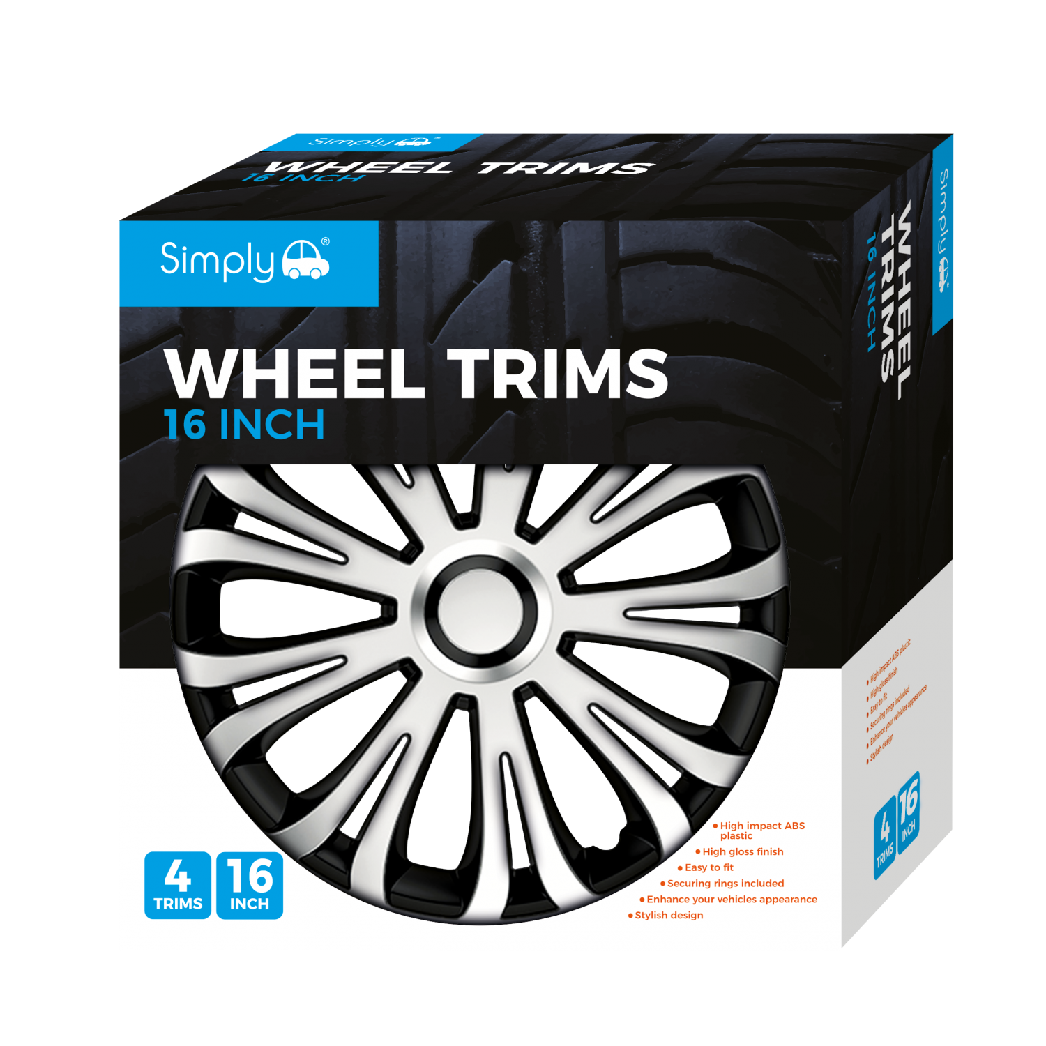 Simply Auto Wheel Trims 16inch - Thrust Image 1