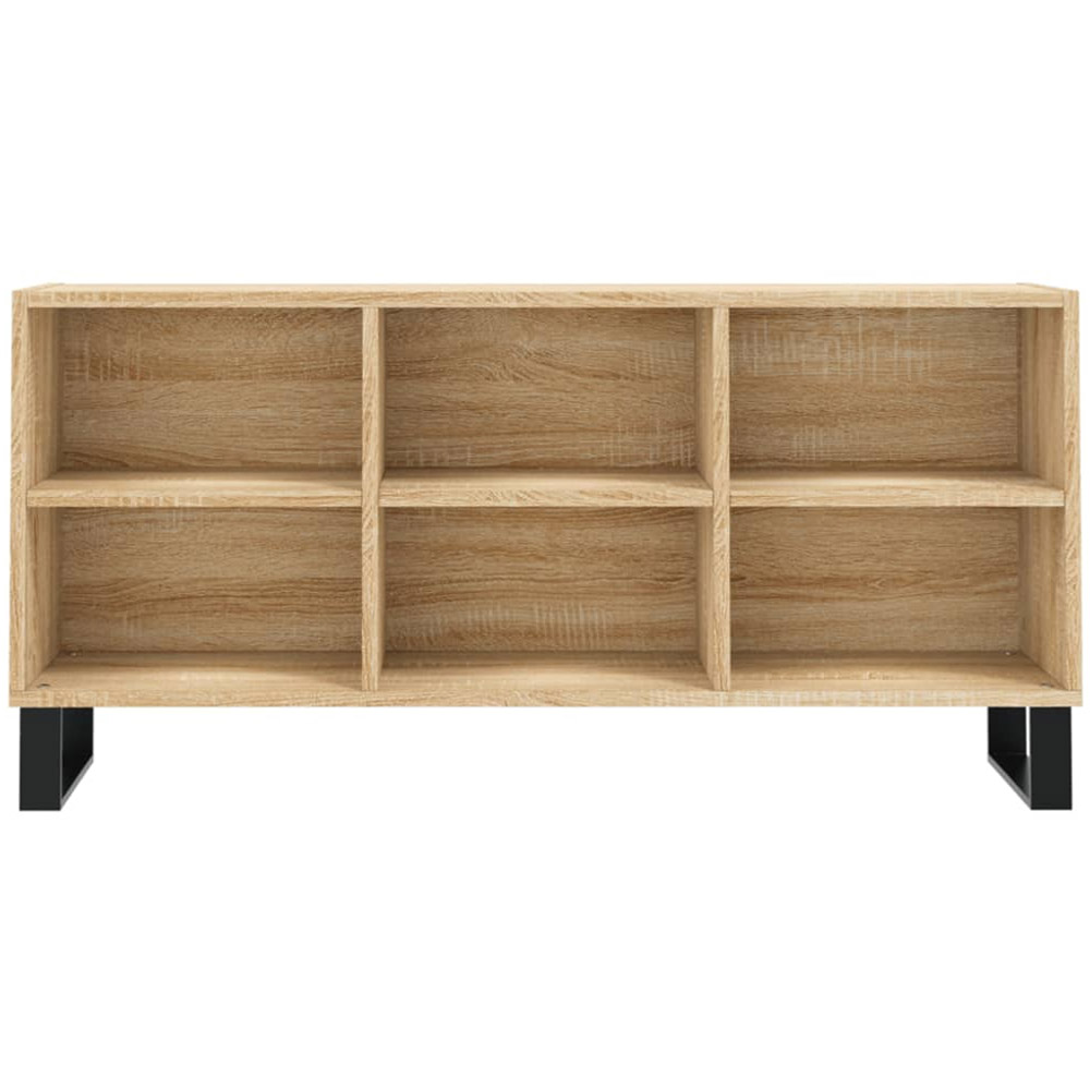 vidaXL 6 Shelf Sonoma Oak TV Cabinet Image 4