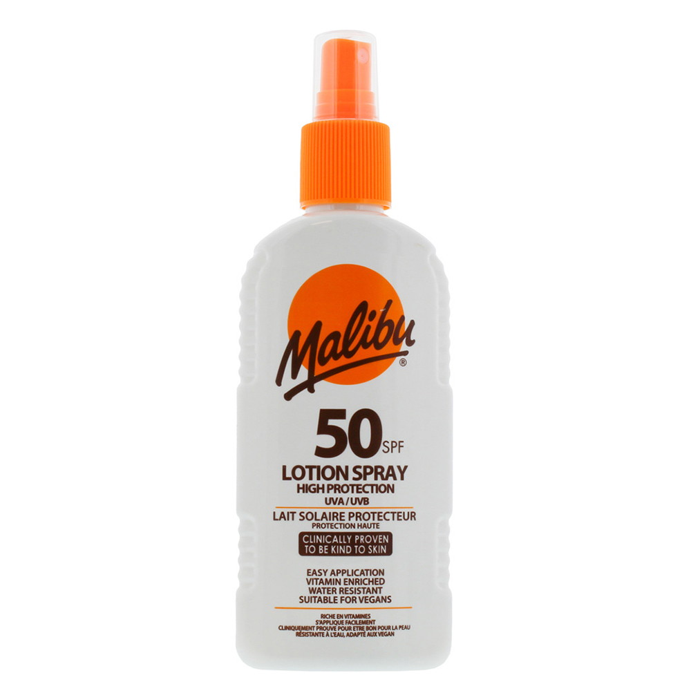 Malibu Sun Spray SPF50 200ml Image 1