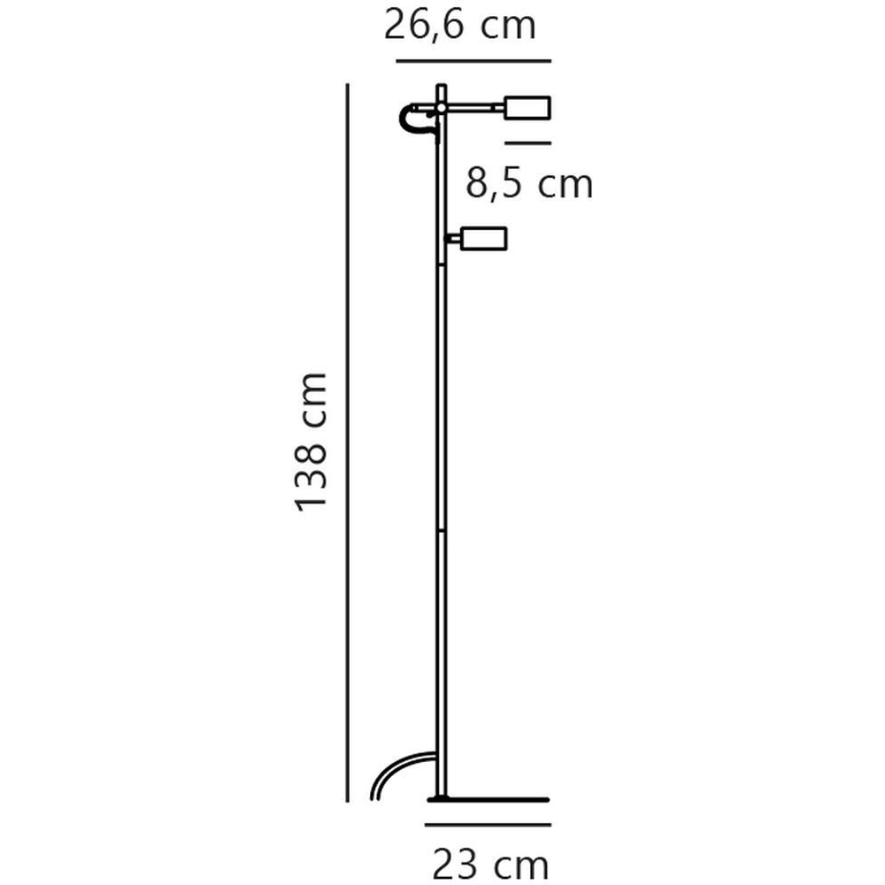 Nordlux Clyde Black Floor Lamp Image 9