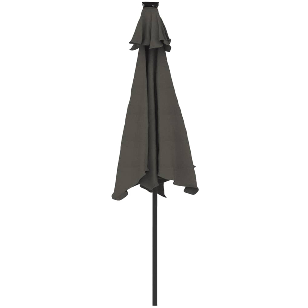 vidaXL Anthracite Garden Parasol with Steel Pole 2.25m Image 5