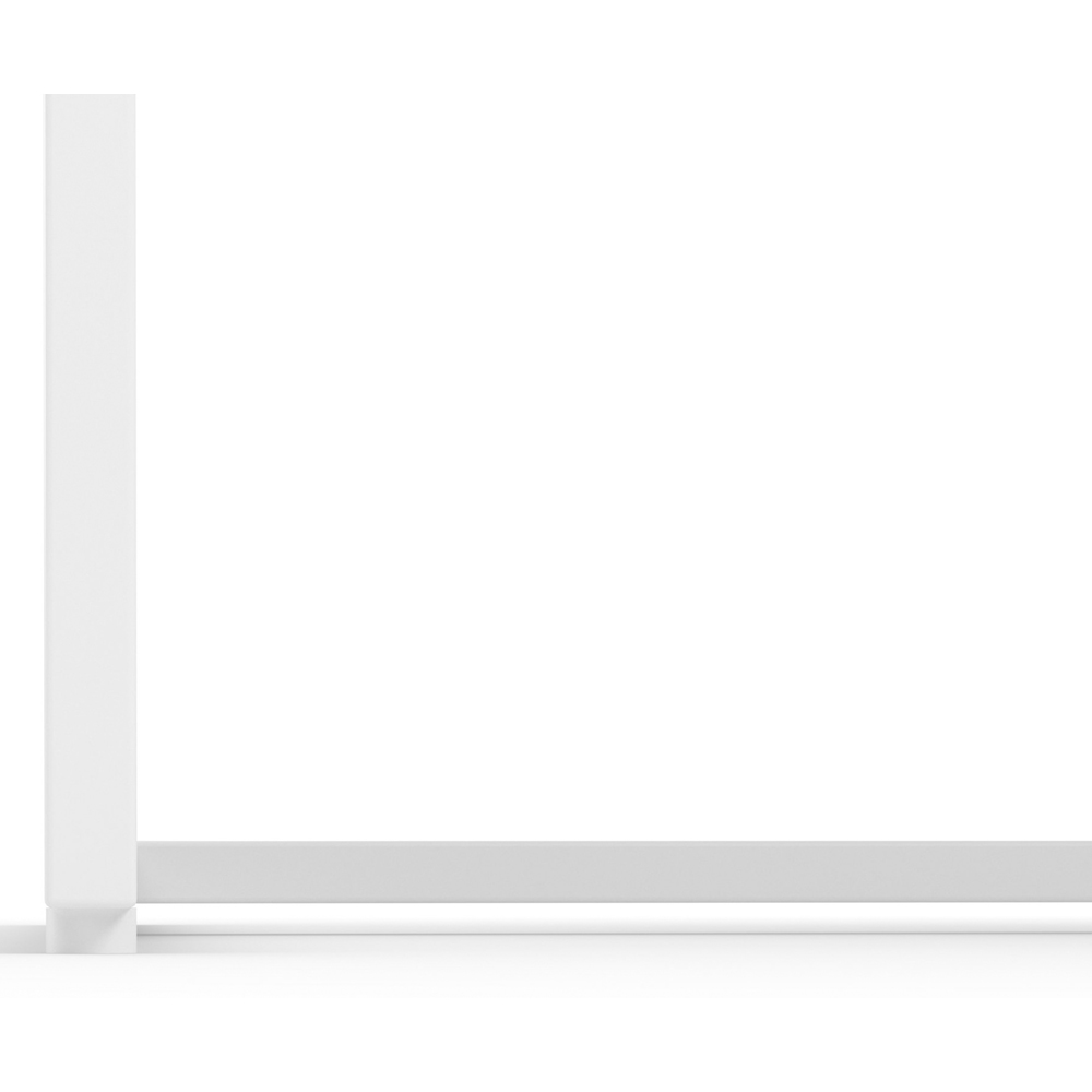 Loft24 Asia 2 Door 2 Shelf White Lowboard Image 5