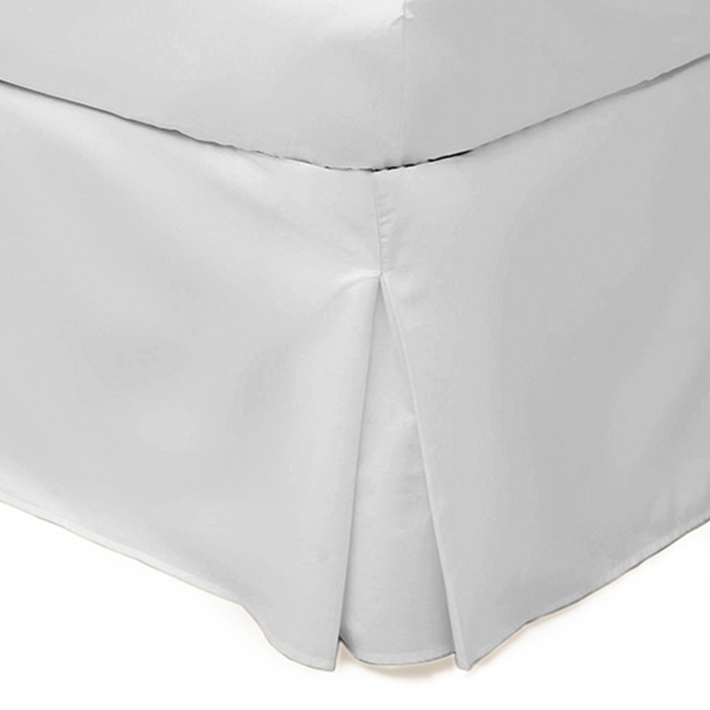 Serene Small Single White Platform Valance Image 2