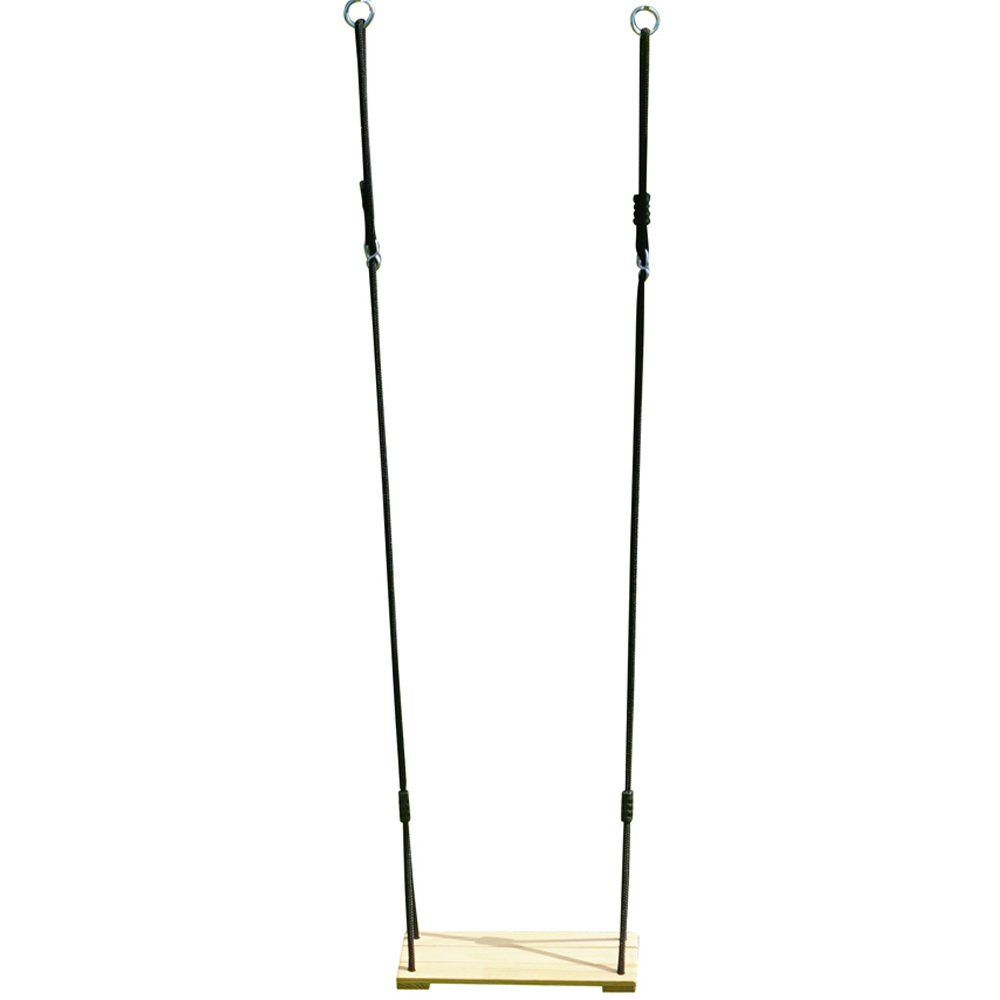 Soulet Prune Kids Double Wooden Swing Set with Slide Image 7