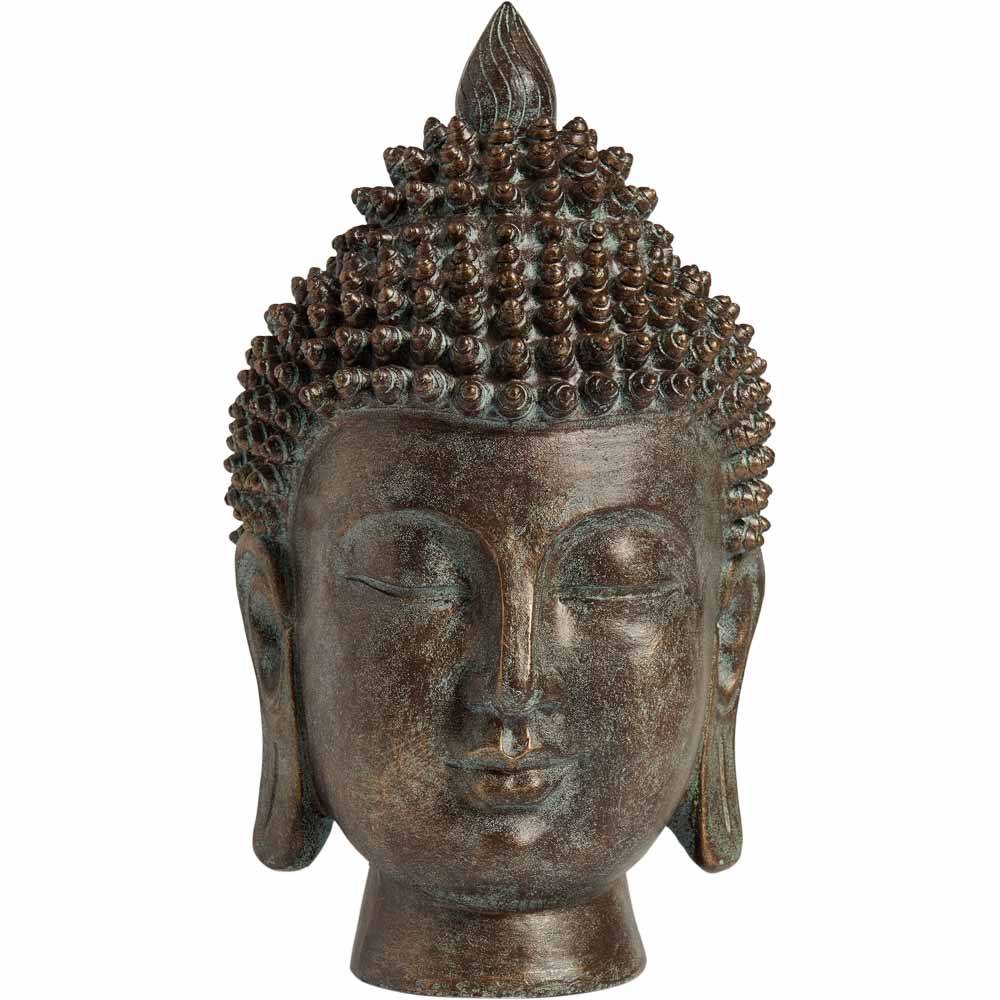 Wilko Garden Buddha Head Image 1