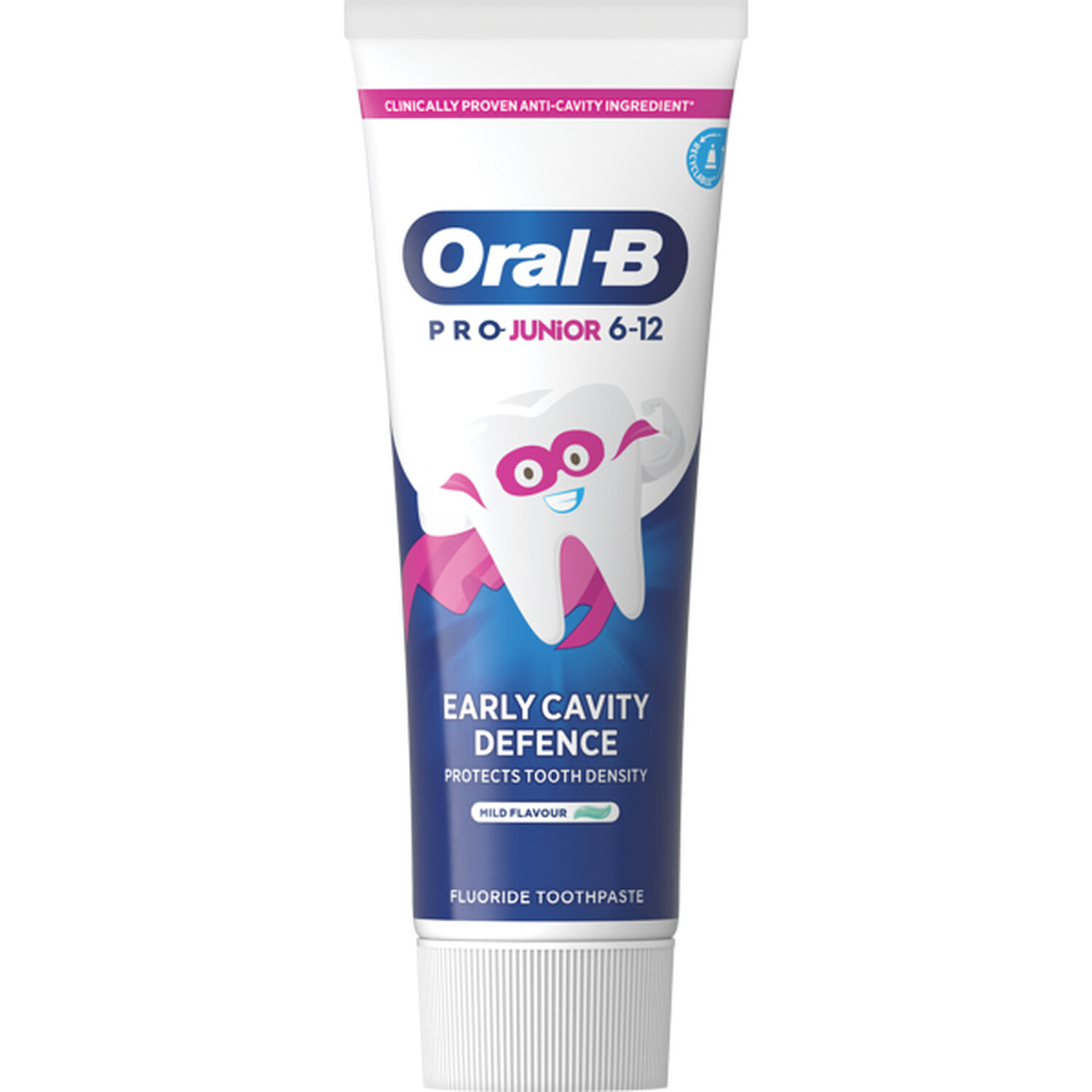 Oral-B Pro Junior 6-12 Kids Toothpaste - White Image
