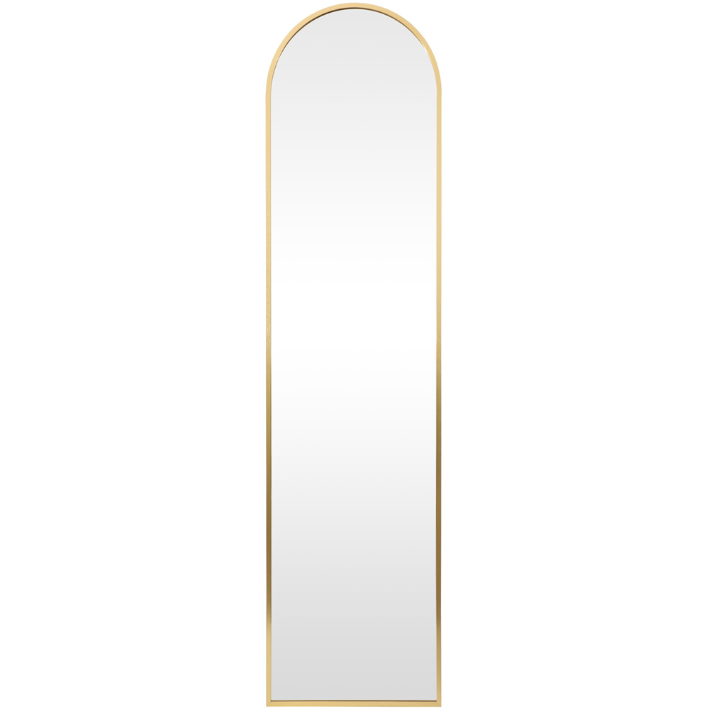 Arch Over the Door Mirror Gold Image 1