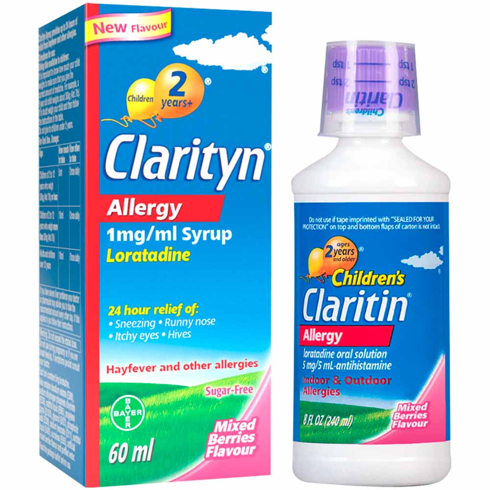 Clarityn Allergy Relief Kids Hayfever Mixed Berries 60ml Image 3