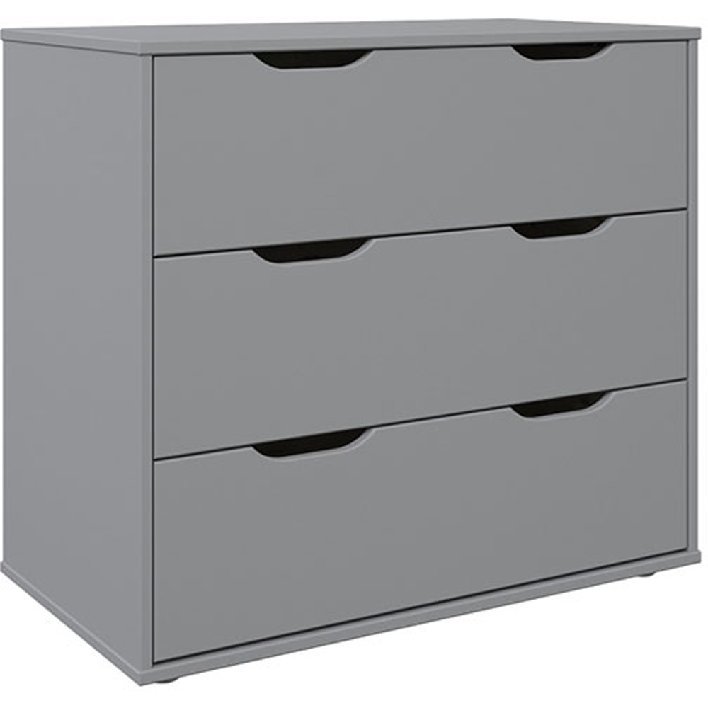 Noomi Midi Single Continental Grey Mid Sleeper with Underbed Drawer Image 2