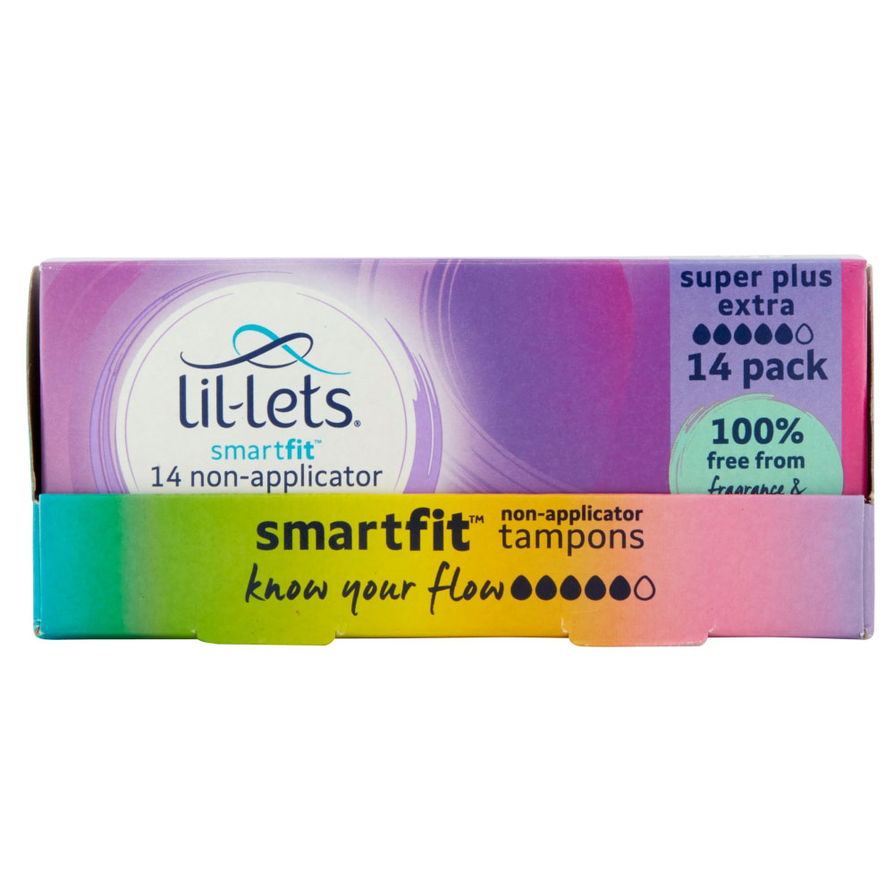 Li-Lets Super Plus Extra Non-Applicator Tampons 14 Pack Image 3