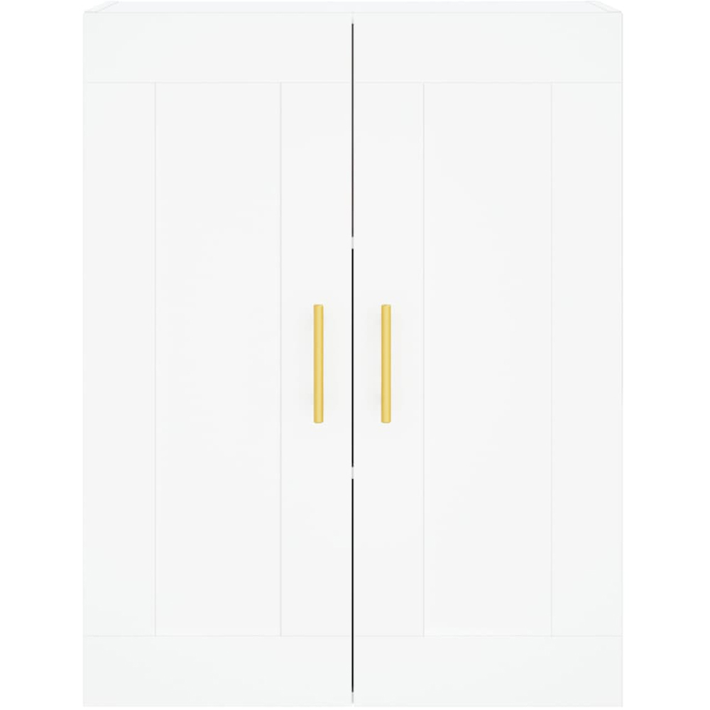 vidaXL 4 Door White Highboard Image 6