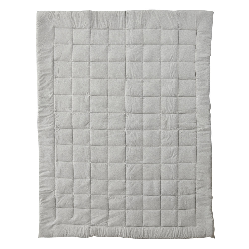 Wilko Jersey Throw Grey 200 x 150cm Wilko