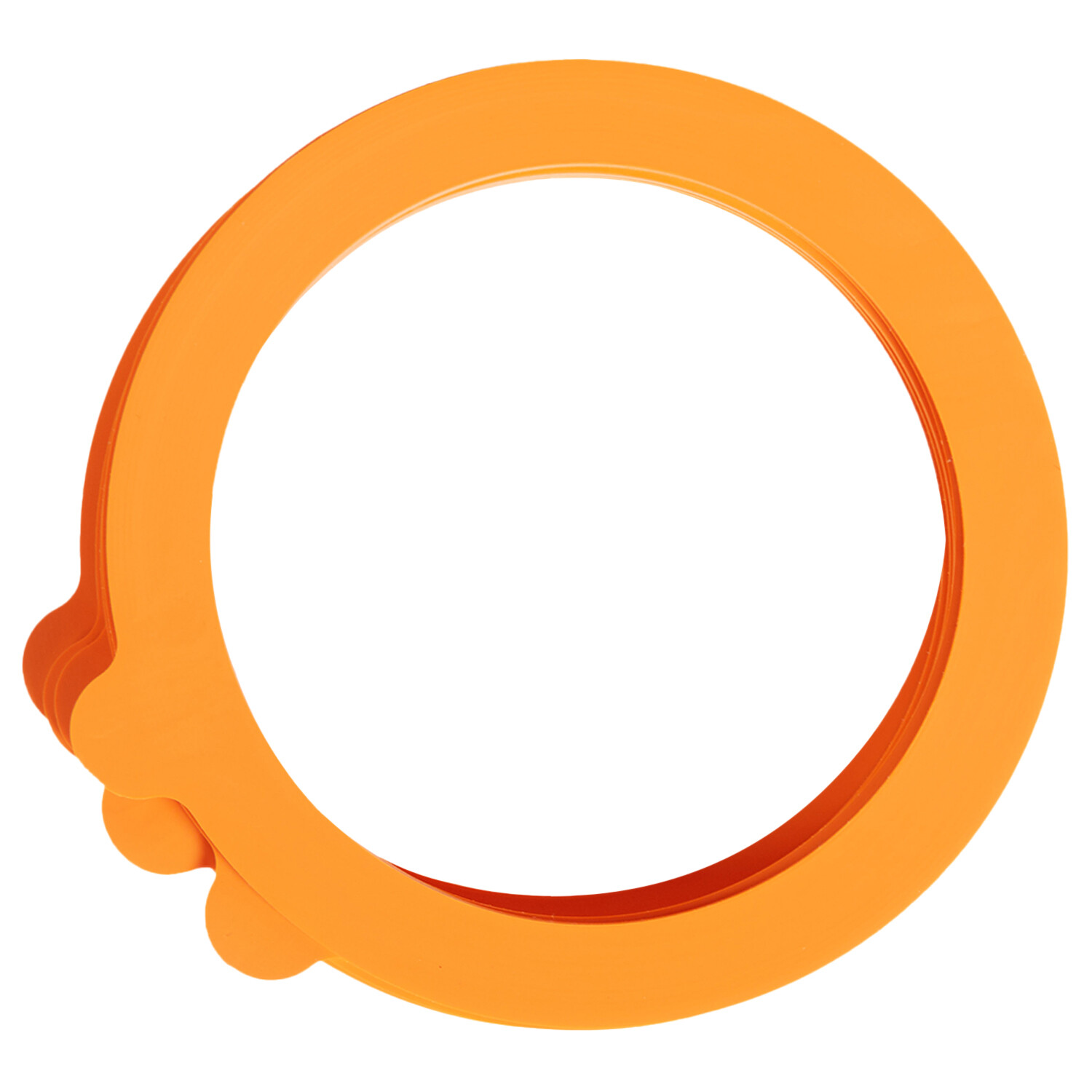 Pack of 6 Replacement Rubber Seals - Orange Image 4